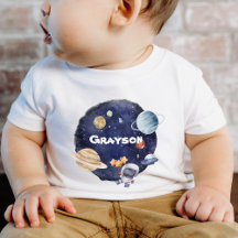 Personalizar nome Planet Spaceship Baby