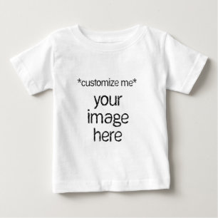 Camiseta Para Bebê Personalize seu próprio Design