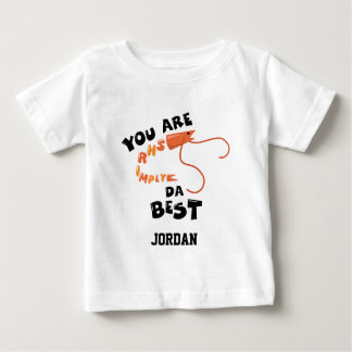 Camiseta Para Bebê Personalize você é Shrimply Da Best