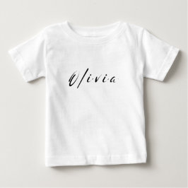 Camiseta Para Bebê Personalized Name Shirt