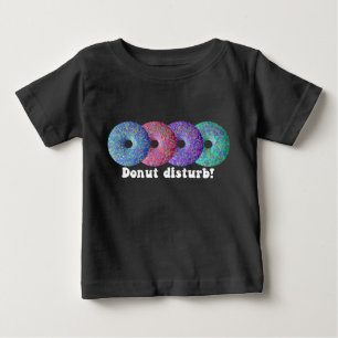 Camiseta Para Bebê Perturbação da rosquinha