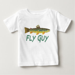 Camiseta Para Bebê Pesca com moscas