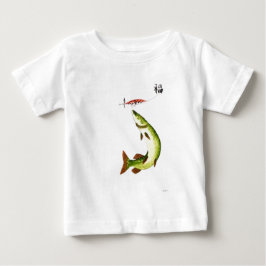 Camiseta Para Bebê Pesca Pike