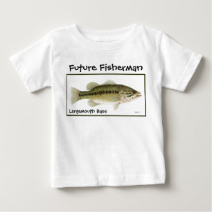 Camiseta Para Bebê Pescador futuro