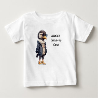 Camiseta Para Bebê Pessoal de limpeza da natureza