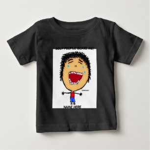 Camiseta Para Bebê Pessoas feias de grito da piada do bebé