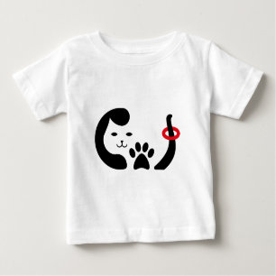 Camiseta Para Bebê Pet Lover Saqueando