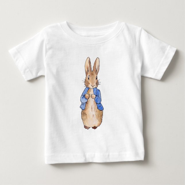 Camiseta Para Bebê Peter, o Coelho (Frente)