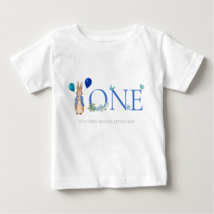 Camiseta Para Bebê Peter, o primeiro aniversario do coelho