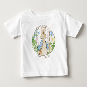Camiseta Para Bebê "Peter o Rabbit Birthday Boy"