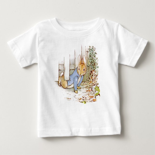 Camiseta Para Bebê Peter Rabbit (Frente)