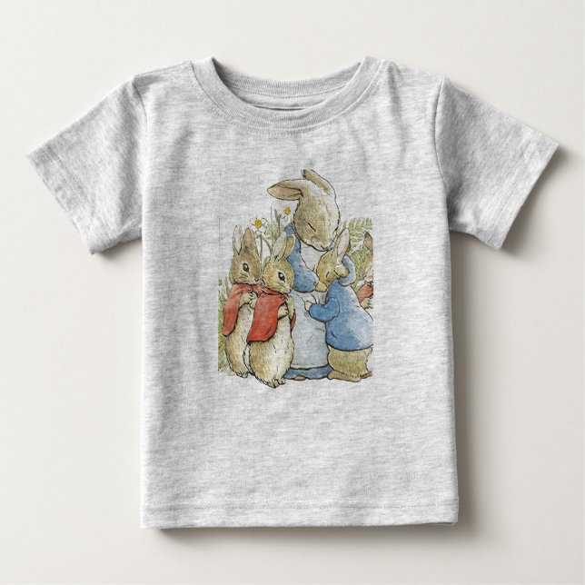 Camiseta Para Bebê Peter Rabbit 8 Baby T-Shirt (Frente)