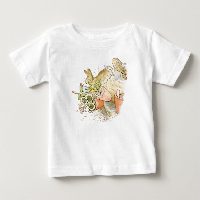 Camiseta Para Bebê Peter Rabbit Baby T-Shirt (Frente)