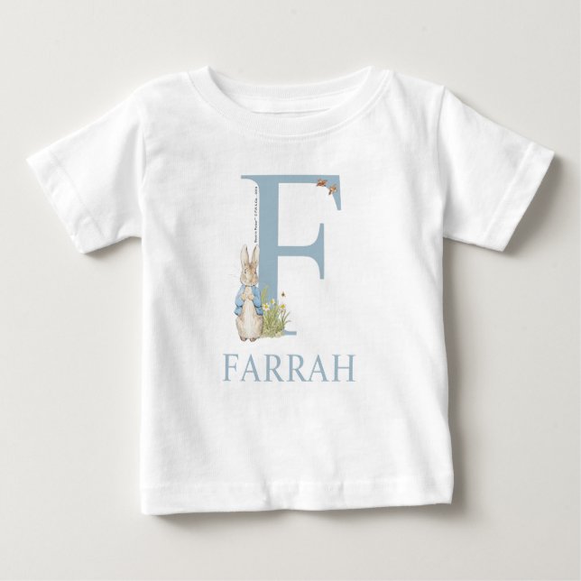 Camiseta Para Bebê Peter Rabbit| F é (Frente)