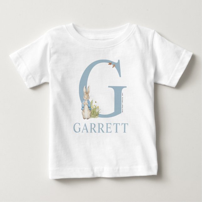 Camiseta Para Bebê Peter Rabbit| G é destinado (Frente)