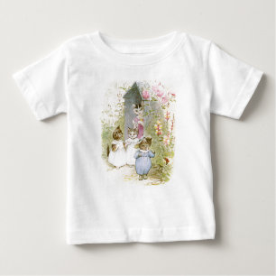 Camiseta Para Bebê Peter Rabbit (gatos)
