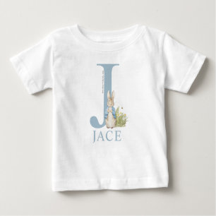 Camiseta Para Bebê Peter Rabbit J é