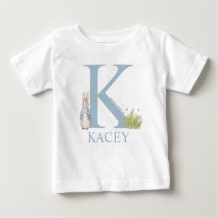Camiseta Para Bebê Peter Rabbit  K é para
