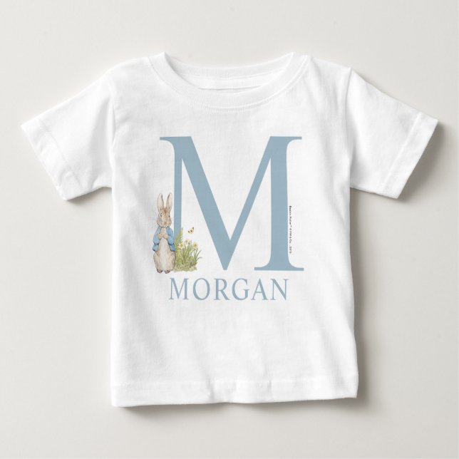 Camiseta Para Bebê Peter Rabbit| M é destinado (Frente)