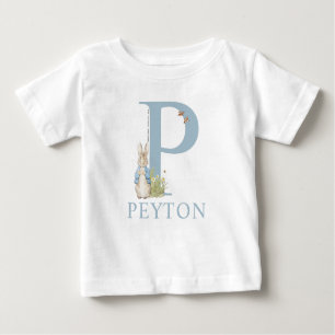 Camiseta Para Bebê Peter Rabbit P é