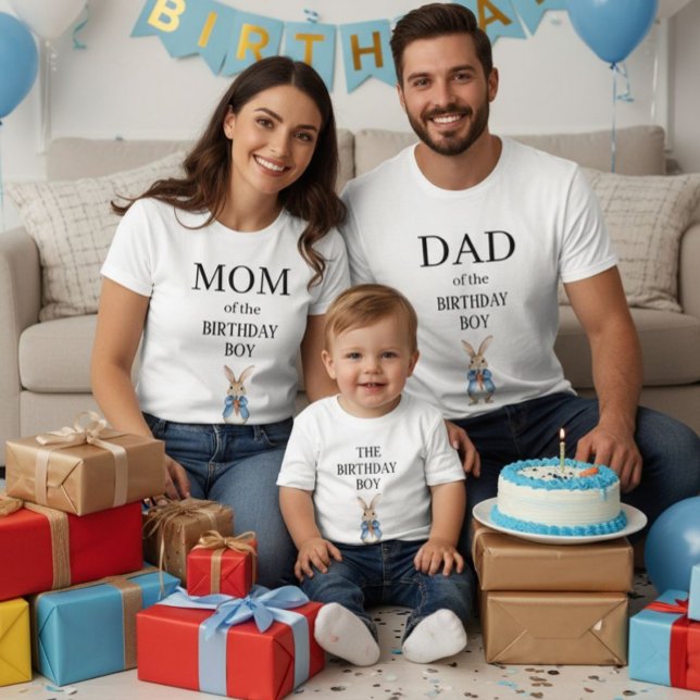 Camiseta Para Bebê Peter Rabbit Toddler Festa de Aniversário (Criador carregado)