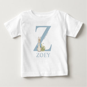 Camiseta Para Bebê Peter Rabbit  Z é para