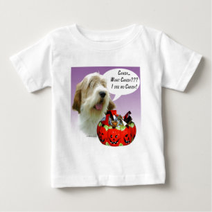 Camiseta Para Bebê Petit Basset Griffon Vendéen Halloween Candy