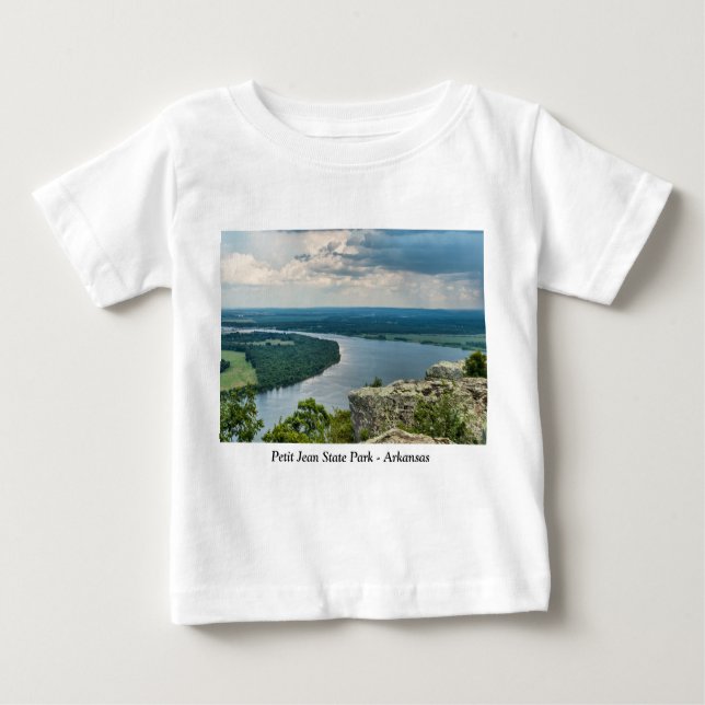 Camiseta Para Bebê Petit Jean Cedar Creek (Frente)