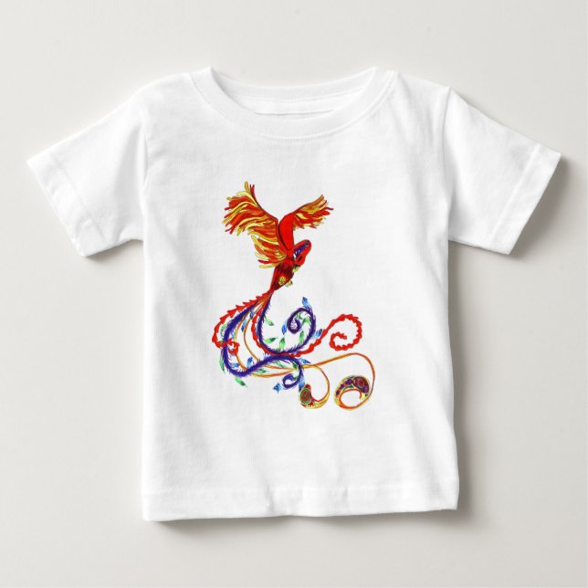 Camiseta Para Bebê Phoenix (Frente)