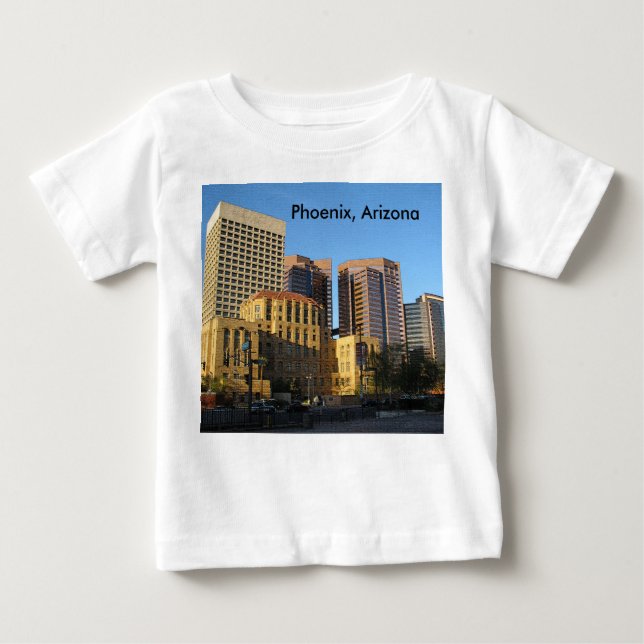Camiseta Para Bebê Phoenix, Centro Arizona (Frente)