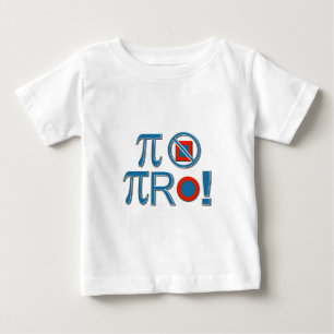 Camiseta Para Bebê Pi Não São Quadrados!