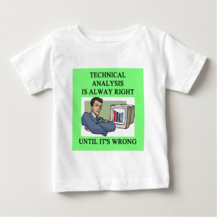 Camiseta Para Bebê piada da análise técnica