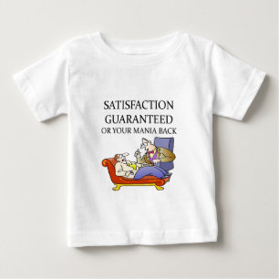 Camiseta Para Bebê Piada da PSICOLOGIA
