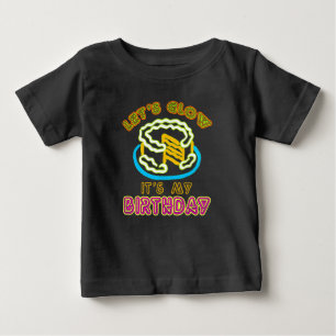 Camiseta Para Bebê Piada de Aniversário de Crianças Fofas