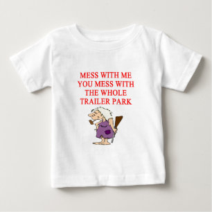 Camiseta Para Bebê piada do hillbilly do campónio