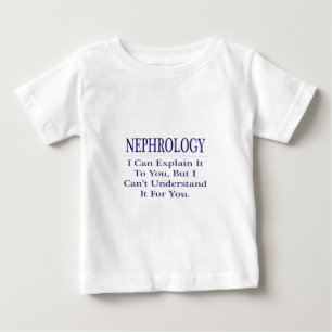 Camiseta Para Bebê Piada nefrologista... Explicar Não Compreender