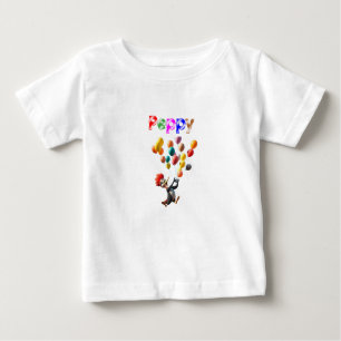 Camiseta Para Bebê Pica-Pau Balão Bash Baby T-Shirt