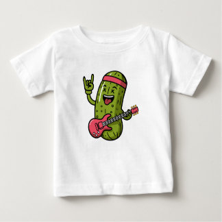 Camiseta Para Bebê Pickle Rock Star