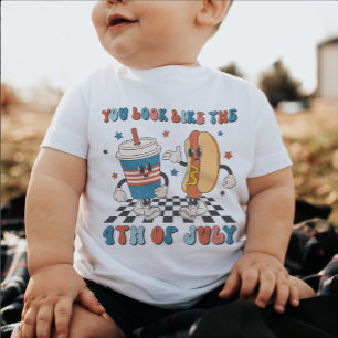 Camiseta Para Bebê Picnic engraçado no dia 4 de julho