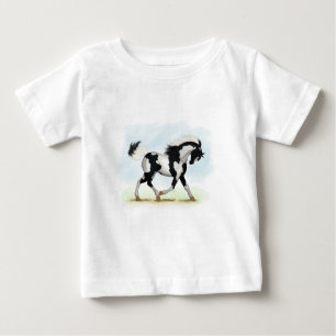 Camiseta Para Bebê Piebald Overo Pinto Horse