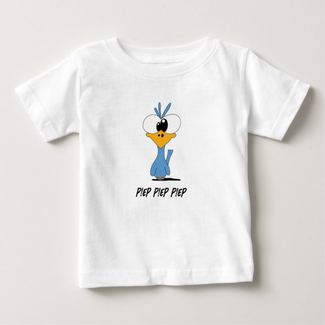 Camiseta Para Bebê Piep Bird (Frente)