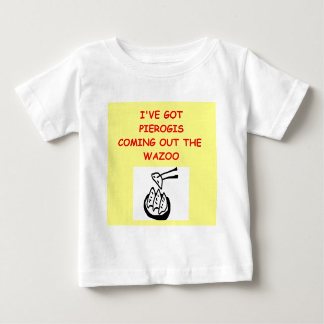 Camiseta Para Bebê pierogi (Frente)