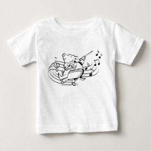 Camiseta Para Bebê Pig Maestro