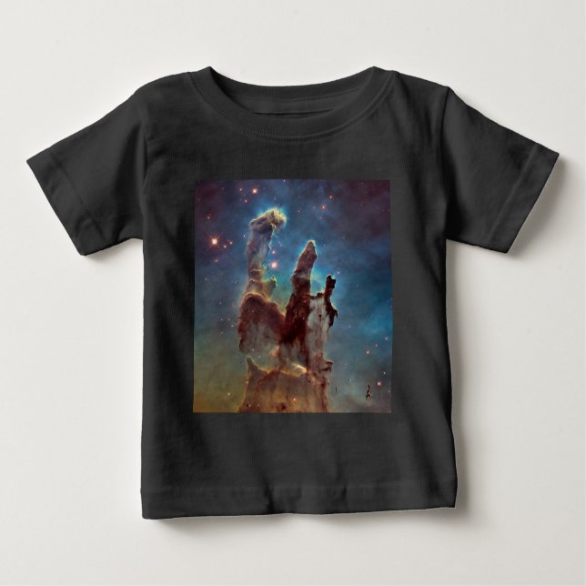 Camiseta Para Bebê Pilares da Criação, Espaço de Hubble da Nebulosa d (Frente)