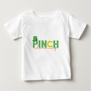 Camiseta Para Bebê Pinch CHarming Engraçado Dia de São Patrício irlan