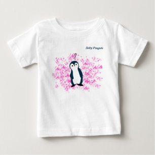 Camiseta Para Bebê Pinguim Bebê Confuso   Camiseta Infantil