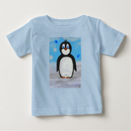 Camiseta Para Bebê Pinguim, Feliz