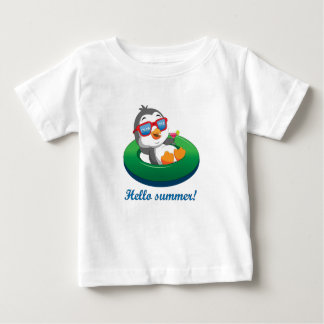 Camiseta Para Bebê Pinguim na Croácia