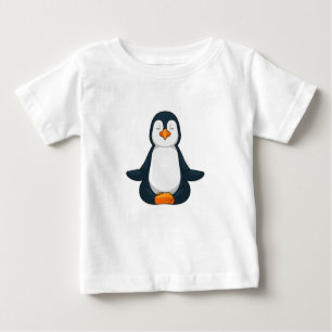 Camiseta Para Bebê Pinguim na Malhação de Yoga em Sessão