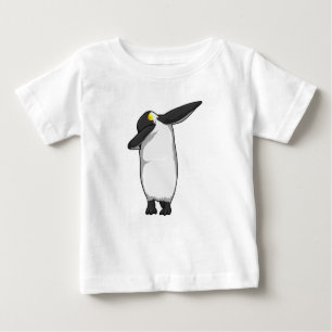 Camiseta Para Bebê Pinguim no laboratório Dance Dance Dab